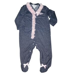 Guess Pink and Gray Kids Footie